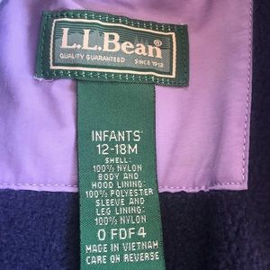 LLBean Infant Snowsuit